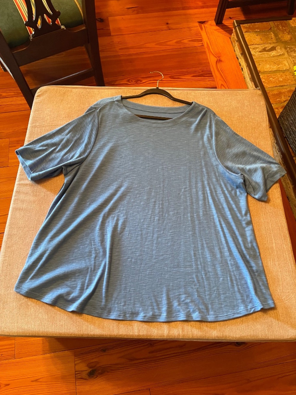 J Jill Pima Slub Elbow Sleeve Tee - Size 2x - Picture 4 of 10
